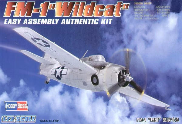 HobbyBoss 1/72 FM-1 Wildcat Easy Kit 80221